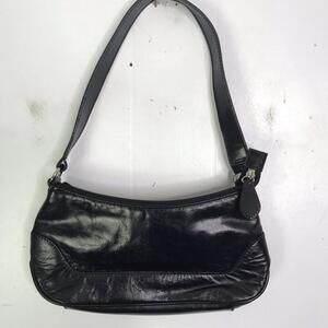 Vintage Wilson Leather Purse Shoulder Bag 90s Y2K Retro High Quality Black